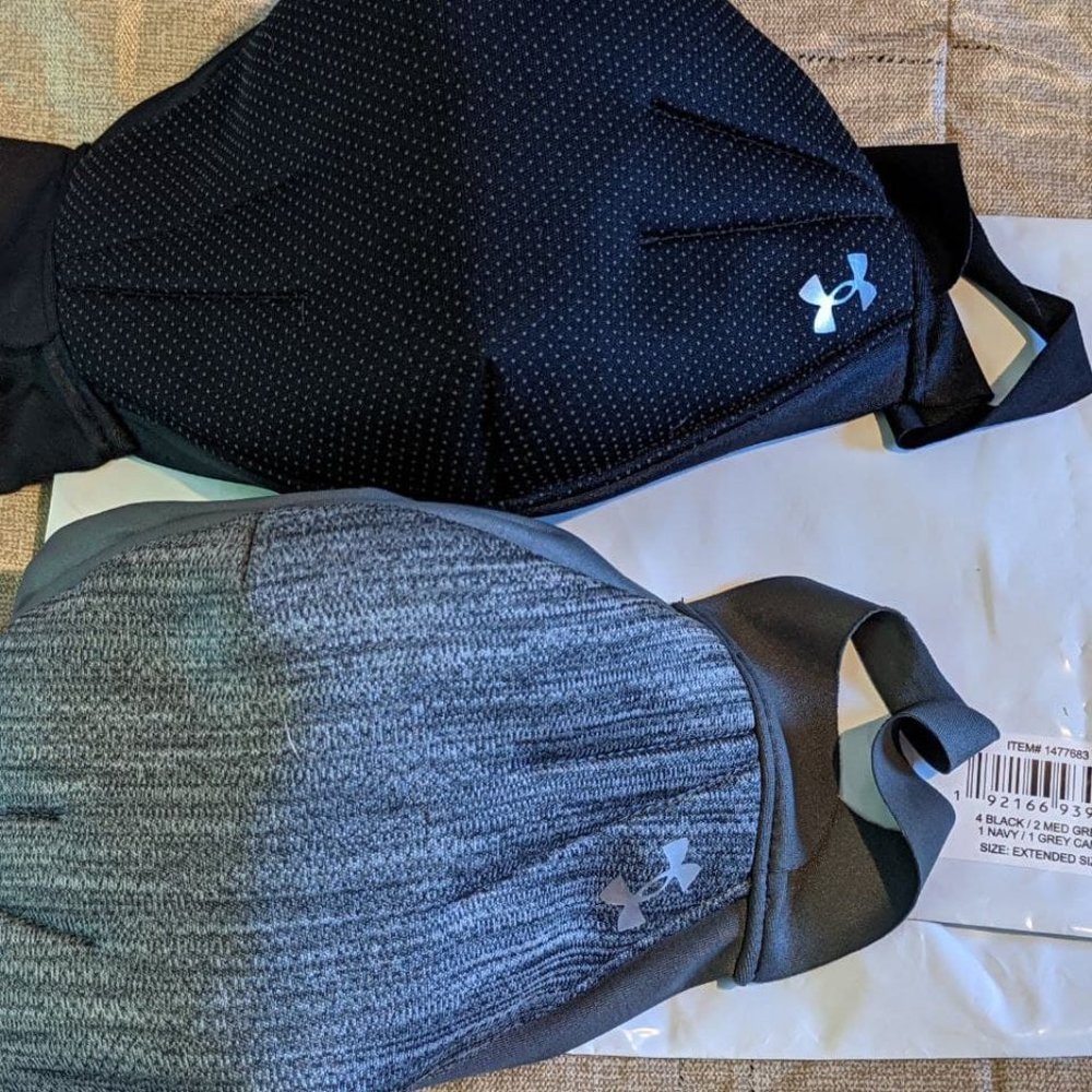 Lot of TEN Under Armour/32 Degrees face masks, L/XL/XXL